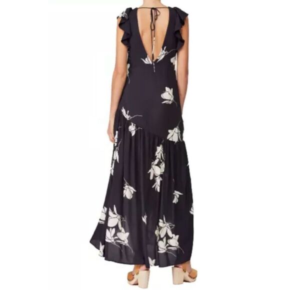 Free People She's A Waterfall Cascading High/Low Maxi Dress Women's 2 - Picture 3 of 13